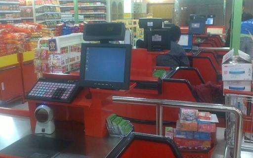 商場專用pos機收銀臺